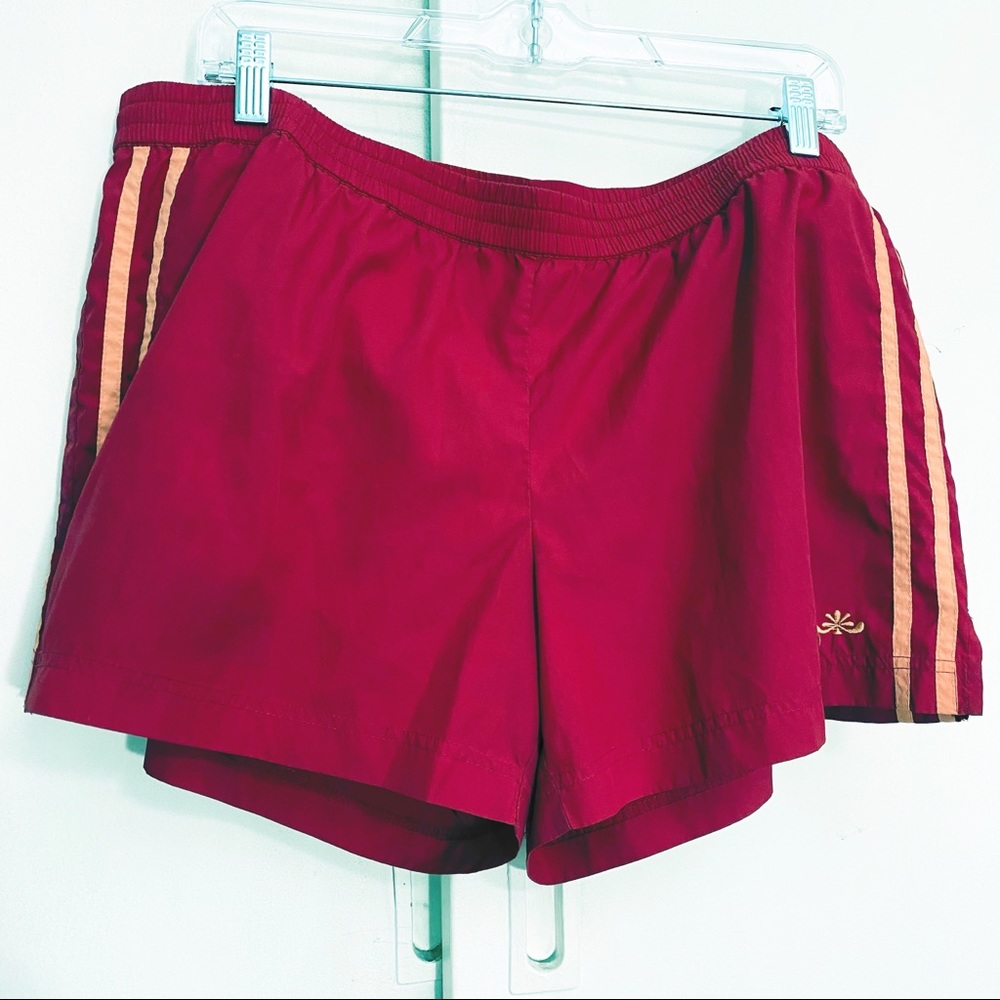 OLD NAVY athletic short elastic waist and tie soft lining stripe sides XL